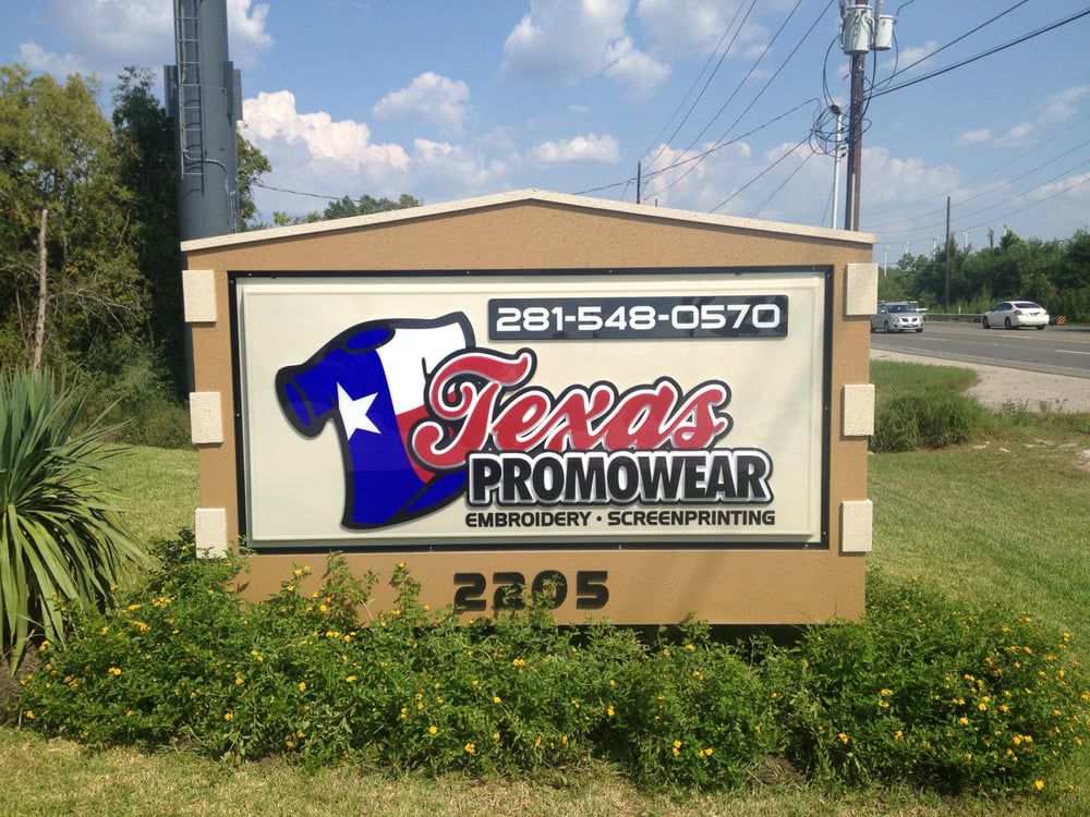 Texas Promowear Exterior Business Sign